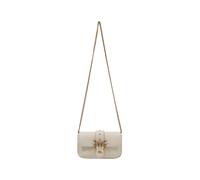 PINKO Love One One Bolsa de hombro Piel 19.5 cm beige