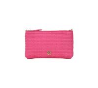 PINKO Bolso de mano fucsia de rafia sintética trenzada para mujer, fucsia, Talla única