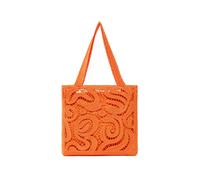 PINKO Bolso de mano 'PINKO SHOPPER CROCHET GEOMETRICO BORSA' naranja One Size naranja