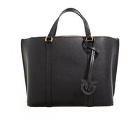 PINKO- Bolso Shopper Clásico de Cuero Negro- Bags- Mujer- Negro- ONE SIZE- Bolso Shopper Clásico de Cuero Negro