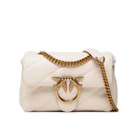 PINKO Bolsos, neceseres y maletas para mujer Bandolera acolchada mini Pinko Love Puff blanca