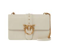 Pinko Love One Classic CL Ternero SE, Bolso de mujer, talla única, Z14q_white seda-antique Gold, Talla única