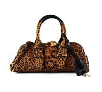 PINKO Bowling Bag Bolso Piel 29 cm marrón