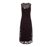 PINKO- Bufera Crochet Geometric Dress- Dresses- Mujer- Marrón- XS- Bufera Crochet Geometric Dress