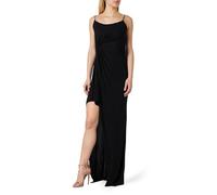 Pinko Capena Vestido Interlock Crepe Fiesta Informal, Z99_Negro Limousine, M para Mujer