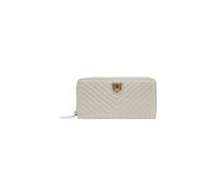 PINKO Cartera 'RYDER ZIP AROUND SHEEP NAPPA CHEVRON 100250 A0GK' blanco One Size blanco
