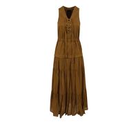 PINKO- Casarsa Abito Voile e Gabardin- Dresses- Mujer- Marrón- M- Casarsa Abito Voile e Gabardin