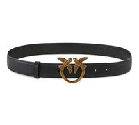 PINKO cinturón Love Berry H3 Belt W100 Black - Antique Gold