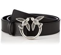 Pinko Cinturón Mujer, Z99o_negro-old Silver, S