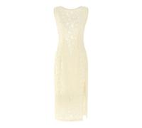 PINKO- Drupa Lace Midi Dress- Dresses- Mujer- Blanco- M- Drupa Lace Midi Dress