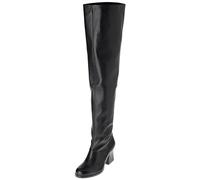 Pinko Dussek-Botas de Piel sintética, Moda Mujer, Z99 Negro Limousine, 37 EU