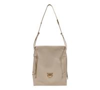 PINKO - Elegant Slouchy Classic Leather Bag - Bags - Mujer - Beige - ONE SIZE -