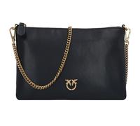 Pinko Flat Classic | Bandolera | negro | cuero de vaca de grano fino