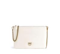 Pinko Flat Classic | Bandolera | marfil | cuero de vaca de grano fino