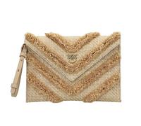 PINKO Flat Purse Bolso de mano 23.5 cm marrón