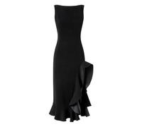 PINKO- Flipper Midi Dress- Dresses- Mujer- Negro- S- Flipper Midi Dress