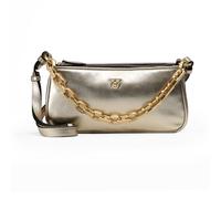 PINKO Half Moon Bolso Piel 23 cm color dorado