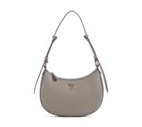 Pinko Half Moon Mini Bolso de hombro gris, cuero, mujer