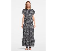 PINKO Kiss Me Dress Navy/cream Talla: 42 | Vestidos Maxi Outlet | Mujer | Azul