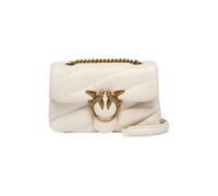 Pinko, LOVE BABY PUFF C SHEEP NAPPA Mujer, Talla Única, Z14q_white Seta-antique Gold, Talla única