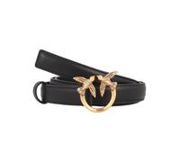 PINKO Cinturón Love Berry Piel 90 cm negro