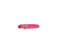 Pinko Love Berry H1 Belt Becerro Seda Cinturón, N17q Antique Gold, XS para Mujer
