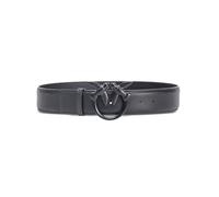 Pinko Love Berry H4 Belt Vit.Seda Cinturón, Z99b_Black Limusine Block Color, M para Mujer