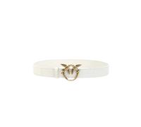 PINKO- Love Birds Belt- Accessories- Mujer- Blanco- M- Love Birds Belt