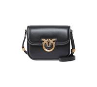 Pinko LOVE BOX BAG FLAP MINI, Z99q Black-antique Gold, 19X13X7