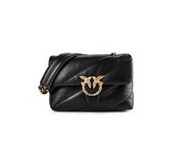 PINKO Love Classic Bolsa de hombro Piel natural 27 cm negro