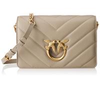 Pinko - LOVE CLICK CLASSIC SHEEP NAPPA, LOVE CLICK NAPA DE OVEJA CLÁSICA Mujer, I68Q_NOCE-ANTIQUE GOLD,