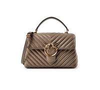 PINKO Love Lady Bolso Piel natural 21 cm gris