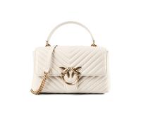PINKO Love Lady Bolso Piel natural 26 cm blanco