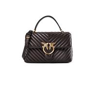 PINKO Love Lady Bolso Piel natural 26 cm gris
