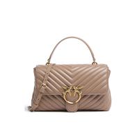 Pinko Love Lady Puff Classic Bolso de mano marrón claro, cuero, mujer