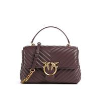 Pinko Love Lady Puff Classic Bolso de mano moreno, cuero, mujer