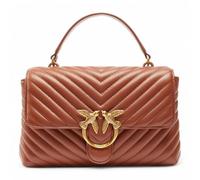 PINKO Love Lady Puff Classic CL Sheep Nappa Chevron M Arab - Antique Gold