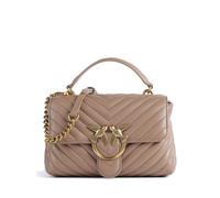 Pinko Love Lady Puff Mini Bolso de mano marrón claro, cuero, mujer