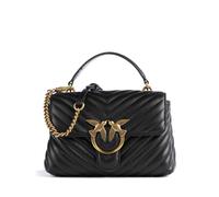 Pinko Love Lady Puff Mini Bolso de mano negro, cuero, mujer