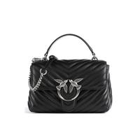 Pinko Love Lady Puff Mini Bolso de mano negro, cuero, mujer