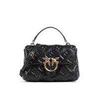 Pinko Love Lady Puff Mini Bolso de mano negro, cuero, mujer