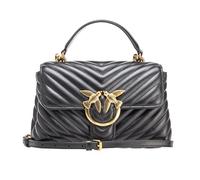 Pinko Love Lady Puff Mini Bolso de mano negro, cuero, mujer