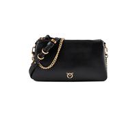 PINKO Love Mini Bolsa de hombro Piel natural 21 cm negro