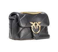 Pinko Love Puff Mini Bolso de hombro negro, cuero, mujer