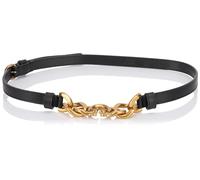 Pinko Love Night Chain H1 Belt Cuero Cinturón Mujer
