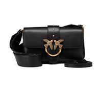 PINKO Love One Bolsa de hombro Piel natural 22 cm negro
