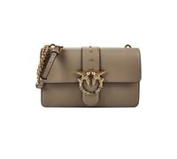 PINKO Love One Bolsa de hombro Piel natural 26 cm beige