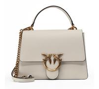 Pinko Love One Classic | Bolso de mano | blanco | cuero de vaca de grano fino