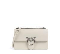Pinko Love One Classic Bolso de hombro marfil, cuero, mujer