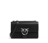 Pinko Love One Classic DC Ternero Si, Bolsa para Mujer, Z99o_Negro-Old Silver, Talla única